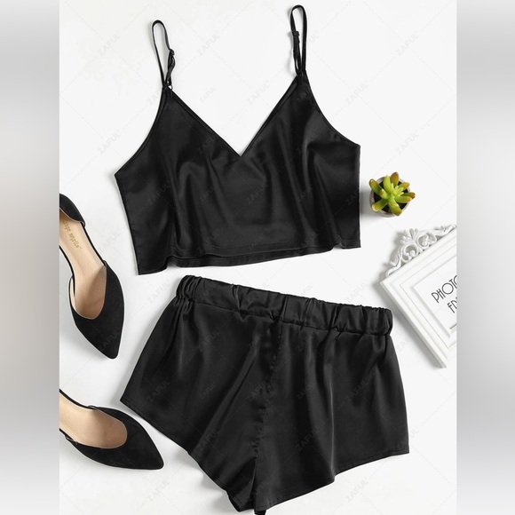 Satin Pajama Set - Picture 2 of 10